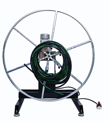 Hose reel 1-way vertical/horizontal with engine