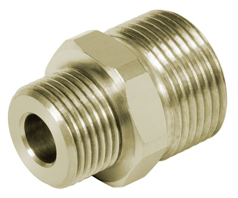 High pressure washing connector for HWS