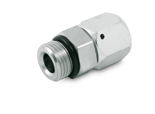 Screw-in Union, JIC preassembled, SAE soft seal