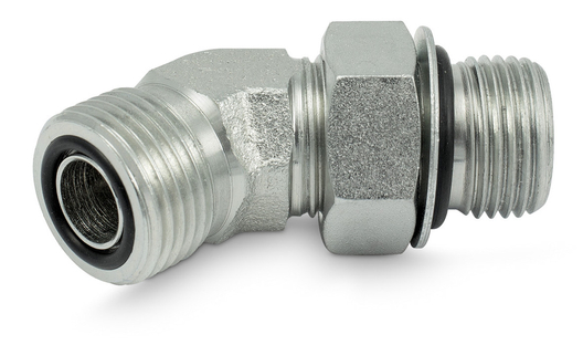 Winkel-Verschraubung ORFS-SAE 45°