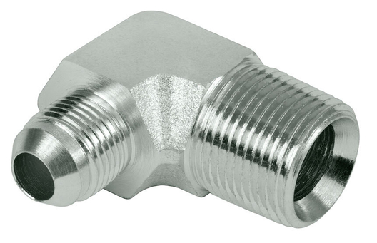 Verbindungsverschraubung JIC-NPT 90°