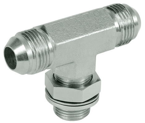 Adjustable tee screw-in union - JIC-BSP