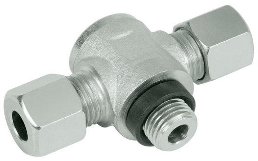 Drosselfreie T-Schwenkverschraubung DSVT- zöllig