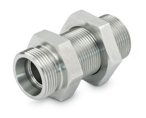 Gerade Schottverschraubung SV - VA