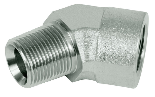 Winkelstutzen NPT-NPT 45°