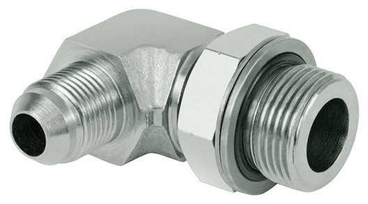 Einschraubverschraubung JIC-BSP 90°